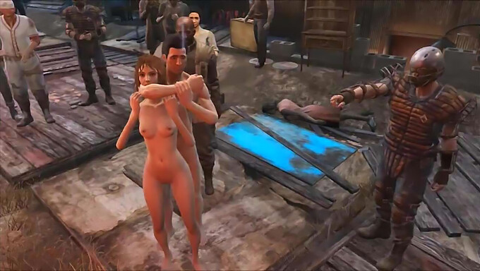 Sesión De Sexo Grupal Publico De Diamond City