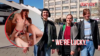 German Redheads Indulge In Spring Break Lesbian Activity