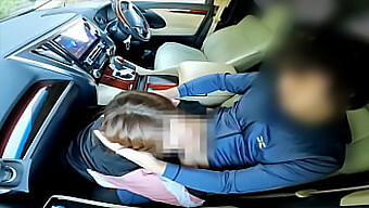 Hidden Cameras Capture Amateur Wife'S Car Sex Adventure