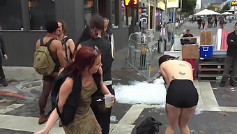 Experience The Thrill Of Public Bdsm In Super Slow Motion