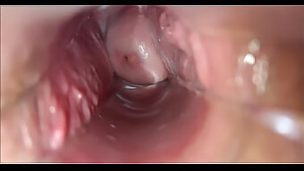 Clímax Vaginal Capturado Em Close-Up Íntimo