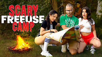 Wild Freeplay Camp With Hairy Lovers Featuring Gal Ritchie And Selena Ivy