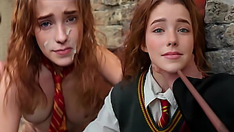 Doživite Divjo Vožnjo S Hermione Granger V Tem Domačem Videu Pov