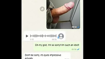 Stiefmutter Überrascht Mit Einer Reaktion Auf Ein Versehentliches Penis-Bild Auf Whatsapp