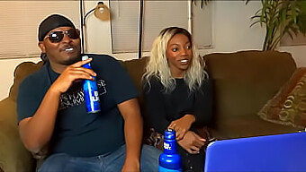 King Cure And Crystal Cooper'S Hilarious Porn Viewing Session