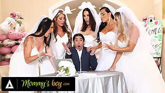 Steamy Brides Take Revenge On Wedding Planner In Intense Gangbang