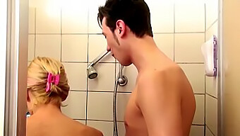 German Step-Mom Seduces Son In The Shower And Gets Caught In Hardcore Action