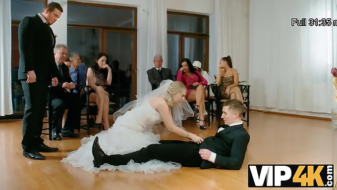 Sorpresa Di Matrimonio In Hd: L'Incontro Appassionato Dello Sposo Traditore Con Kristy Waterfall