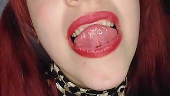 Facial Fun With A Close Up Of My Wet Mouth