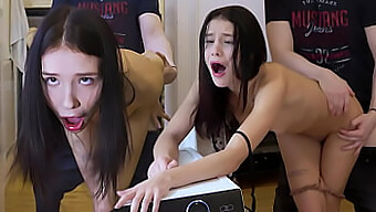 Rough Anal Sex With A College Girl Leads To A Deepthroat Orgasm