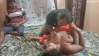 Indian Couple'S Steamy Orgy With A Well-Endowed Man