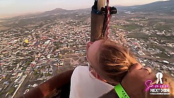 Intense Lovemaking At Dawn (She Takes In Every Drop) Amidst Ancient Monuments On A Hot Air Balloon