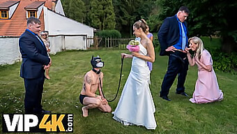 Stunning Bride Suzy In Kinky Public Love Scene